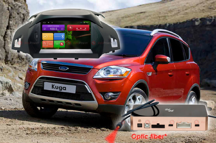 Штатное головное устройство Redpower 31151 DVD - АвтоМагнитола для Ford Kuga 2 В комплекте большой экран 8 дюймов, разрешение 1024x600; HD качество, высокая яркость, DVD; Звук класс Hi-Fi;
