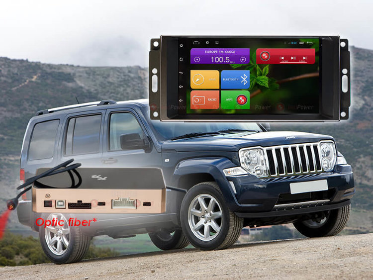 Штатное головное устройство RedPower 31216 - АвтоМагнитола для Jeep, Dodge, Chrysler. Мультимедиа на Android 6.0 для Jeep, Dodge, Chrysler. Звук класс Hi-Fi;
Без кнопок и DVD. Благодаря чему удалось поставить экран 7 дюймов.
Рамка выточена из авиационного алюминия.