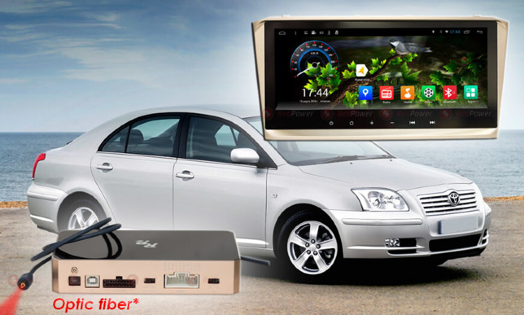 Штатное головное устройство Redpower 31287 Z IPS - АвтоМагнитола для Toyota Avensis 2003-2008 Android 6.0, широкоформатный экран 8,8''; Матрица дюймов IPS (Новый стандарт); Звук класс Hi-Fi; Изящный алюминиевый корпус в золотистом исполнении с обточенными краями.