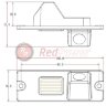 Камера Fish eye RedPower MIT104F для Mitsubishi Pajero 4 (2006+) - Камера Fish eye RedPower MIT104F для Mitsubishi Pajero 4 (2006+)